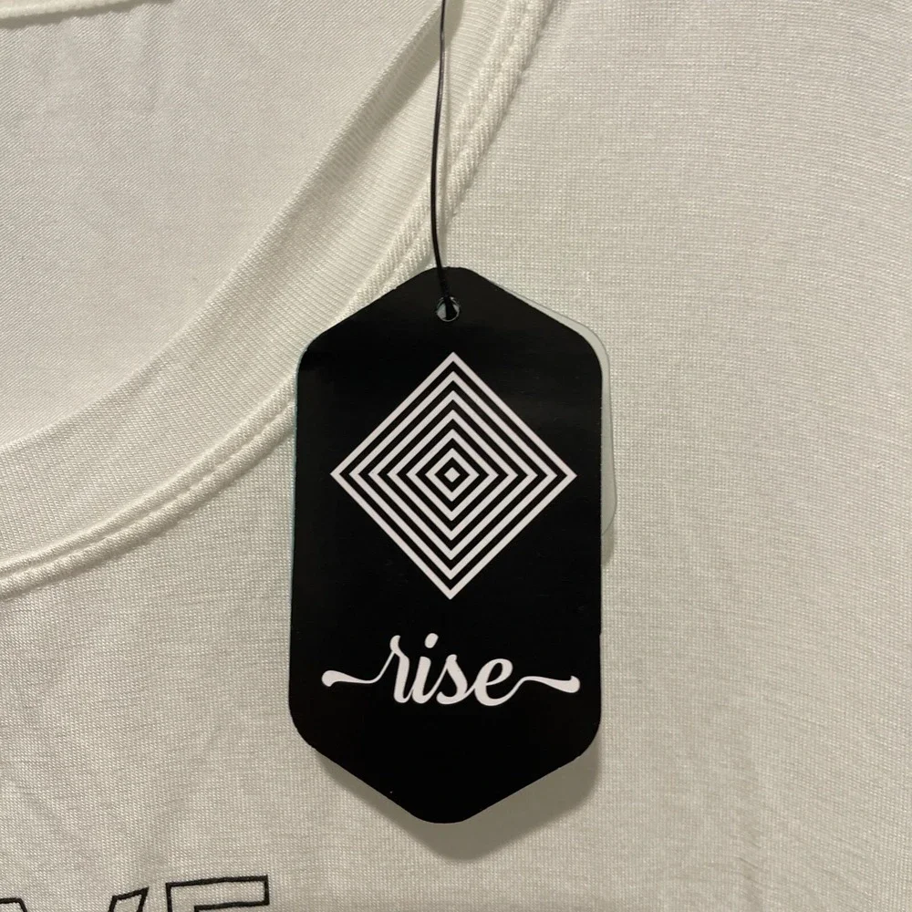 New LulaRoe Rise T-Shirt Sleeveless XL Extra Large #C117 Brave Determined - Picture 4 of 8